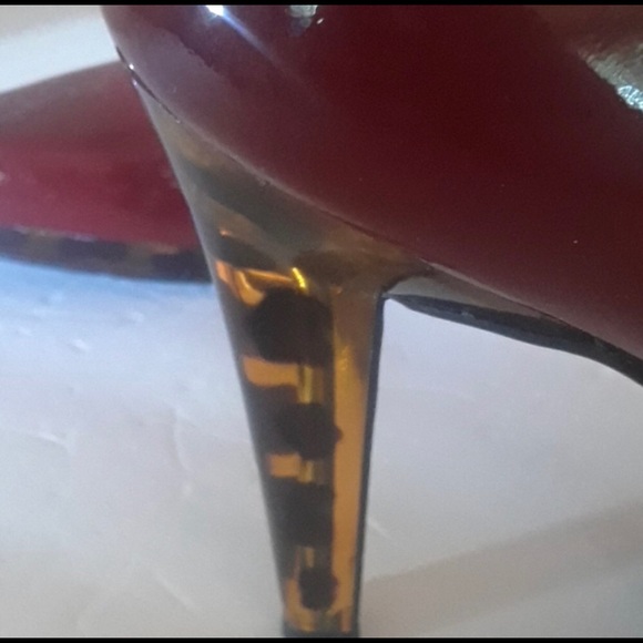 Jessica Simpson Red Cheetah Heels - Picture 4 of 6